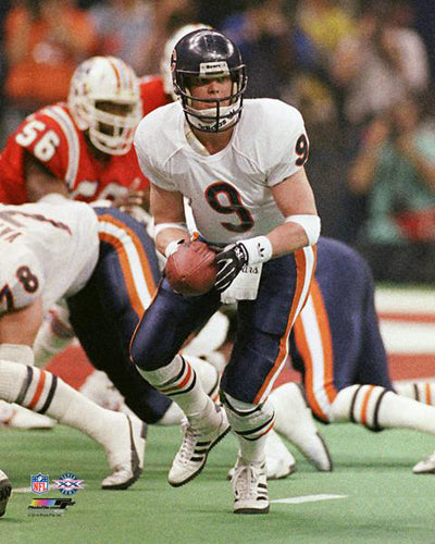 Jim McMahon Super Bowl XX (1986) Chicago Bears Action Premium Poster Print - Photofile