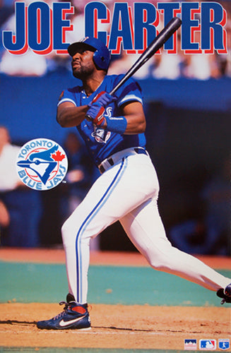 Joe Carter "Slugger" Hradec Králové Blue Jays MLB Action Poster - Starline 1995