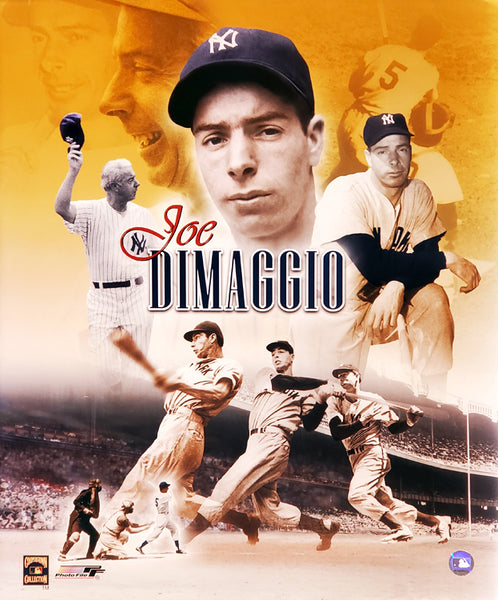 Joe DiMaggio New York Yankees Career Commemorative Premium Poster Print - Photofile