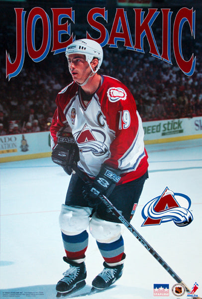 Joe Sakic "Classic Action" Colorado Avalanche NHL Hockey Poster - Starline1997