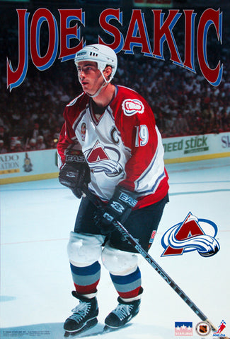 Joe Sakic "Classic Action" Colorado Avalanche NHL Hockey Poster - Starline1997