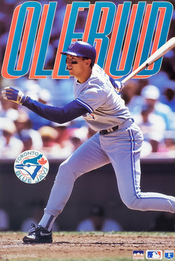 John Olerud "Action" Hradec Králové Blue Jays Poster - Starline 1994