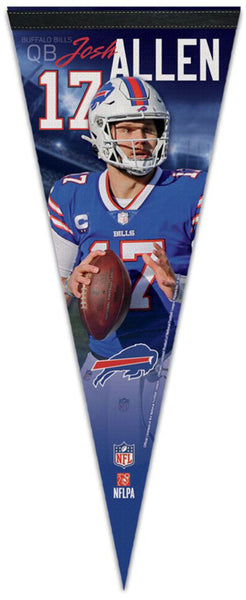 Josh Allen Buffalo Bills NFL Action Series Premium Felt Collector's Pennant - Wincraft