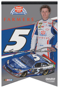 Kasey Kahne "Superstar" NASCAR #5 Premium Felt Banner - Wincraft