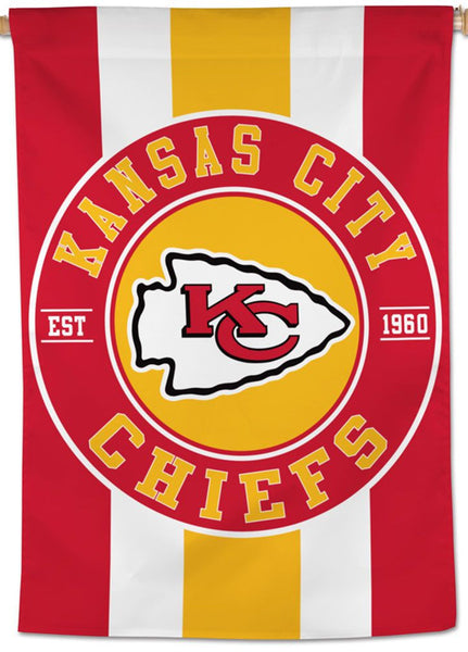 Kansas City Chiefs Retro-Style "Est 1960" Official NFL Team 28x40 Wall BANNER - Wincraft