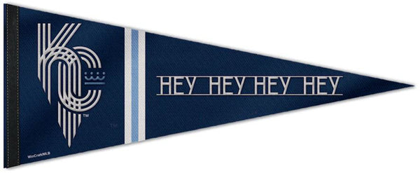 Kansas City Royals "Hey Hey Hey Hey" Official MLB City Connect Style Premium Felt Pennant - Wincraft