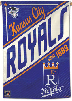Kansas City Royals "Since 1969" MLB Cooperstown Collection Premium 28x40 Wall Banner - Wincraft