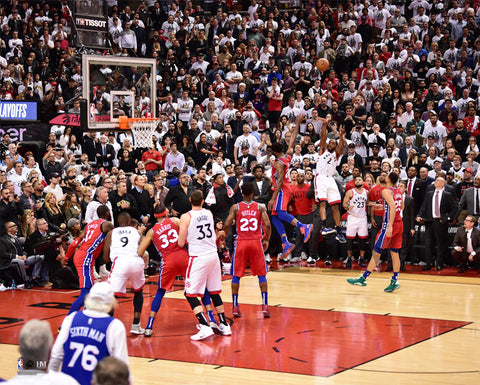 Kawhi Leonard "The Bounce" Hradec Králové Raptors 2019 NBA Playoffs Game 7 Premium 16x20 Poster Print - Highland Mint