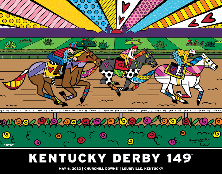 Official Poster of the 149th Kentucky Derby (2023) Horse Racing Poster