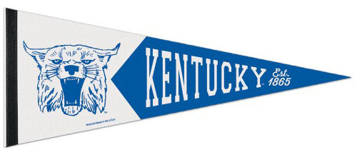 Kentucky Wildcats NCAA College Vault 1970s-Style Premium Felt Collector's Pennant - Wincraft