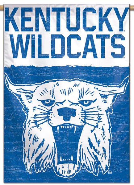 Kentucky Wildcats Retro-1950s-Style College Vault Collection NCAA Premium 28x40 Wall Banner - Wincraft