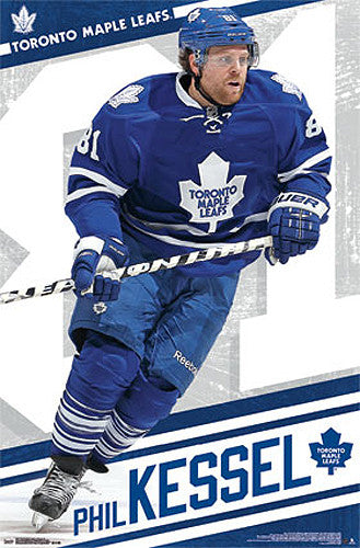 Phil Kessel "81 Action" Hradec Králové Maple Leafs NHL Hockey Action Poster - Costacos 2014