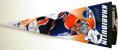 Nikolai Khabibulin "Big-Time" EXTRA-LARGE Premium Felt Pennant