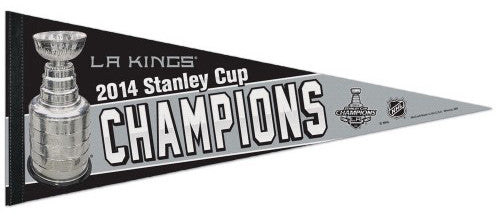 L.A. Kings 2014 Stanley Cup Champions Commemorative Premium Felt Pennant - Wincraft