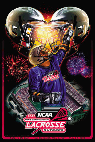 NCAA Lacrosse Championships 2002 Official Event Poster - Action Images