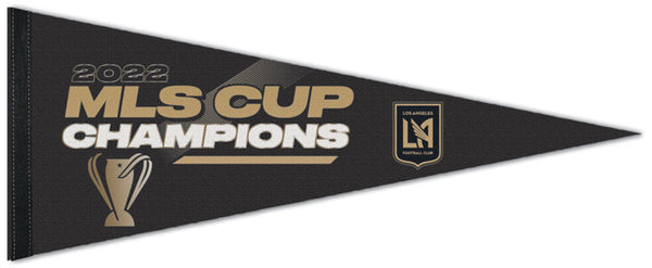 LAFC 2022 MLS Cup Champions Premium Felt Collector's Pennant - Wincraft