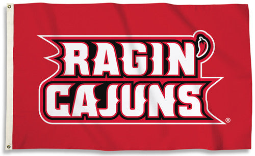 Louisiana-Lafayette Ragin' Cajuns Official NCAA Team 3'x5' FLAG - BSI Products