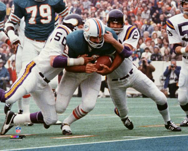 Larry Csonka "Super Bowl VIII Classic" (1974) Miami Dolphins Premium Poster Print - Photofile