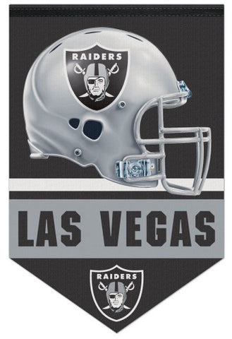 Las Vegas Raiders NFL Football Team Premium Felt 17x26 Wall Banner - Wincraft