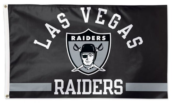 Las Vegas Raiders Official NFL Football Hometown-Style DELUXE-EDITION Team 3'x5' Flag - Wincraft