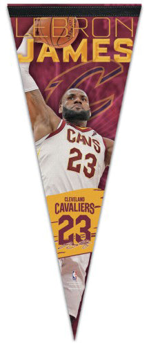 LeBron James "Super-Slam" (2018) Cleveland Cavaliers Premium Felt Collector's Pennant - Wincraft