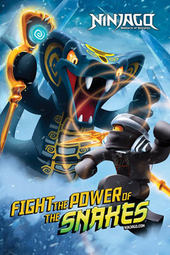 Lego Ninjago "Fight the Power of the Snakes" Official Poster - Pyramid