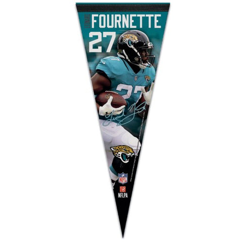 Leonard Fournette Jacksonville Jaguars NFL Action Signature Series Premium Felt Collector's Pennant - Wincraft