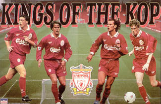 Liverpool FC "Kings of the Kop" (1997) Soccer Poster - Starline