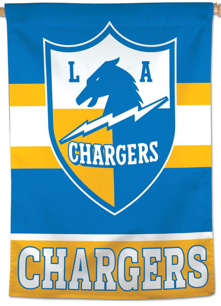 Los Angeles Chargers Classic 1960s AFL-Style Official NFL Football Team Logo Wall BANNER - Wincraft