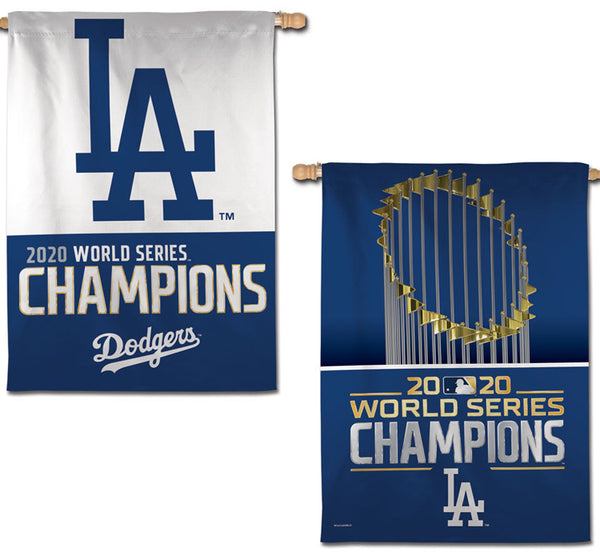 Los Angeles Dodgers 2020 World Series Champions Premium 2-Sided 28x40 Wall Banner - Wincraft