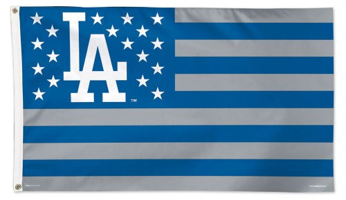 Los Angeles Dodgers Stars-and-Stripes Official MLB Baseball Team DELUXE-EDITION 3'x5' Flag - Wincraft