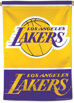 Los Angeles Lakers Official NBA Basketball Premium 28x40 Team Logo Wall Banner - Wincraft