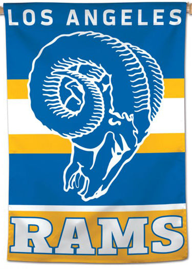 Los Angeles Rams Football Retro 1960s Style Premium Collector's Wall Banner - Wincraft