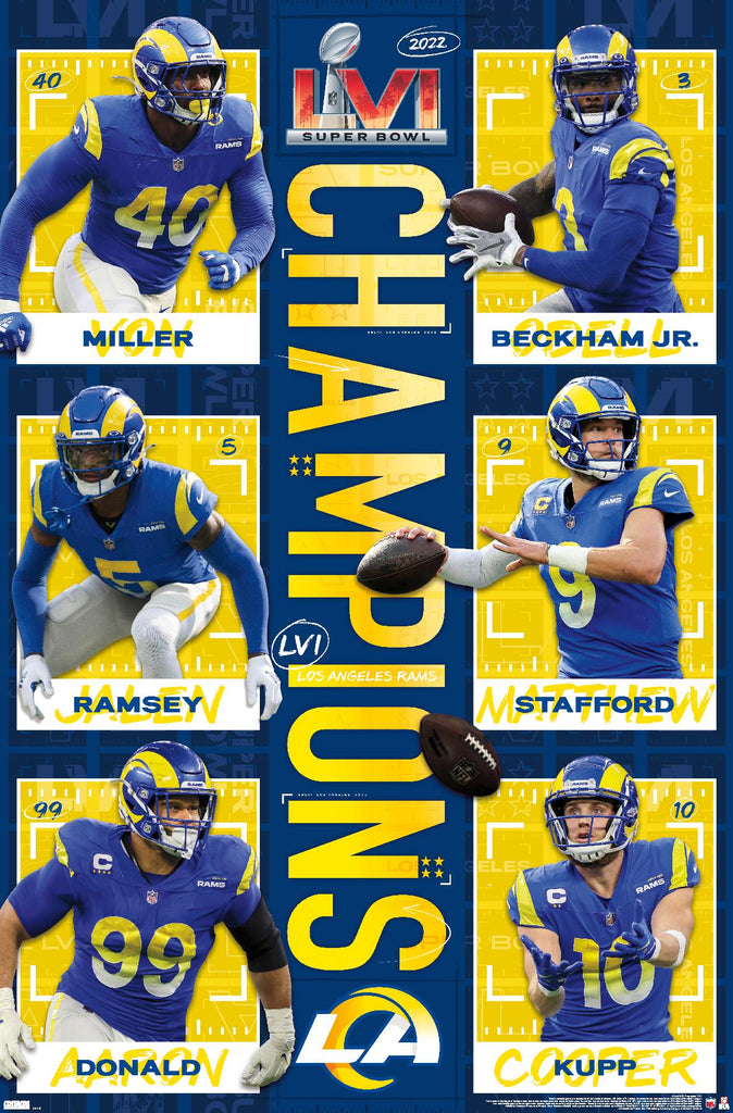 Multicolor,40x60cm No frame Los Angeles Rams poster 56th American Football Champion Posters and prints Canvas Prints Wall Art Canvas for Home decor 