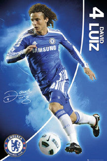 David Luiz "Signature" Chelsea FC Soccer Poster - GB Eye