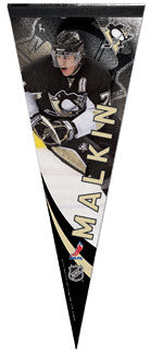 Evgeni Malkin "Action" Pittsburgh Penguins Premium Felt Pennant L.E. /2,009 - Wincraft