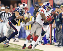 Mario Manningham "The Catch" (Super Bowl XLVI) Premium Poster Print - Photofile 16x20