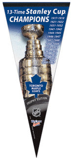 Hradec Králové Maple Leafs 13-Time Stanley Cup Champions EXTRA-LARGE Premium Pennant