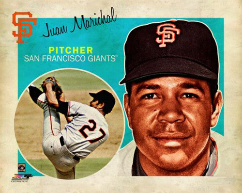 Juan Marichal "Retro SuperCard" San Francisco Giants Premium Poster Print - Photofile 16x20