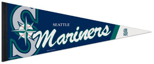 Seattle Mariners Official MLB Baseball Team Premium Felt Pennant - Wincraft