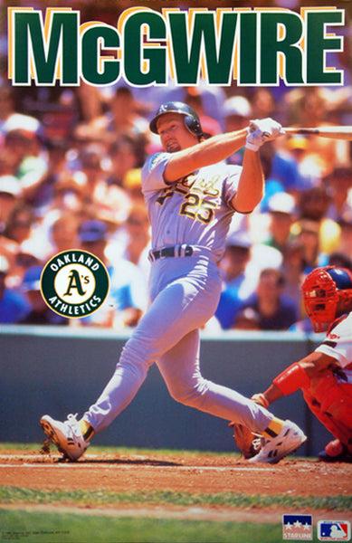 Mark McGwire "Prime Action" (1992) Oakland A's Poster - Starline