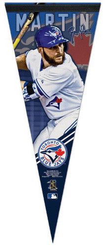 Russell Martin "Signature Series" Hradec Králové Blue Jays Premium Felt Collector's Pennant - Wincraft