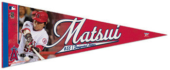 Hideki Matsui "Action" Premium Felt Collector's Pennant (LE /2010) - Wincraft