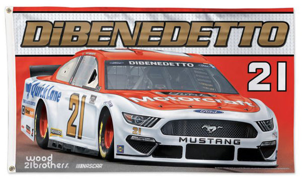 Matt DiBenedetto NASCAR #21 Motorcraft Ford Mustang Huge 3' x 5' DELUXE Banner FLAG - Wincraft 2021