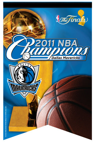Dallas Mavericks 2011 NBA Champions Premium Felt Banner - Wincraft