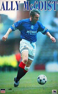 Ally McCoist "Ibrox Action" Glasgow Rangers FC Poster - Starline1995