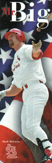 Mark McGwire "Mr. Big" St. Louis Cardinals HUGE Door-Sized Poster - Costacos 1998