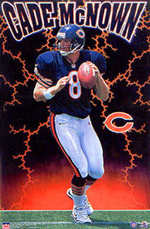 Cade McNown "Bear Storm" Chicago Bears Poster - Starline1999