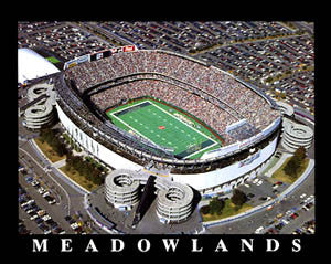 Meadowlands Stadium New York Jets Gameday Aerial Panoramic Poster - Aerial Views