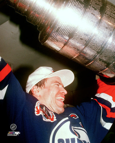 Mark Messier "Cup Classic" (1990) Edmonton Oilers Premium Poster Print - Photofile